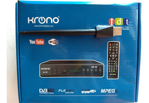 Decodificador Receptor Tdt Tv Digital Wifi Dvb T2 Youtube