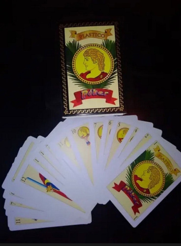 Baraja Española Plastico 100% 40 Cartas Lavable 6 Piezas
