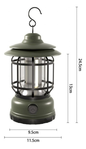 Luz De Camping Portátil Recargable Por Usb