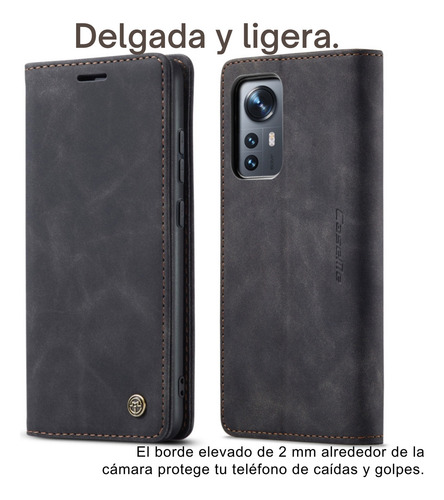 Funda Para Galaxy A50 Con Mica Varios Modelos Antigolpes Azul Cartera Caseme