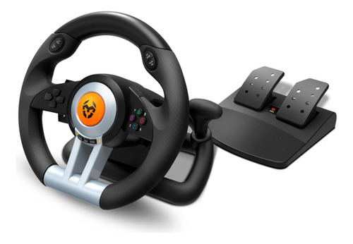 Controles Volante Y Pedales Wheel Krom Gamer Febo