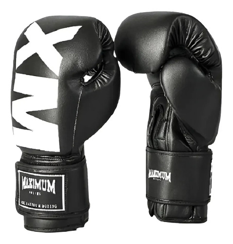 Luva De Boxe E Muay Thai Mxm Preta - Maximum Original