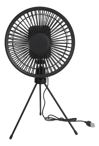 Ventilador Solar Para Acampar, Salida De Viento Fuerte, Usb