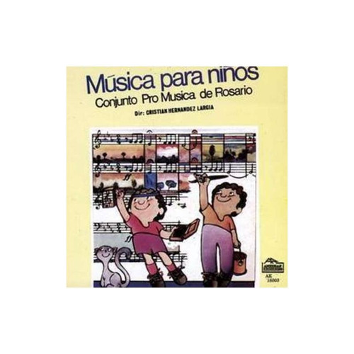 Conjunto Promusica Rosario Musica Para Niños Vol 1 Cd Nuevo