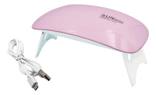Cabina para uñas SUNminiSun 2 UV LED 6W rosa 220V