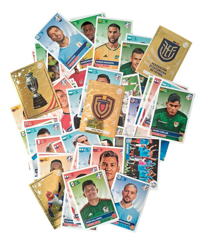 Copa America Usa 2024  Panini 150 Figuritas Distintas