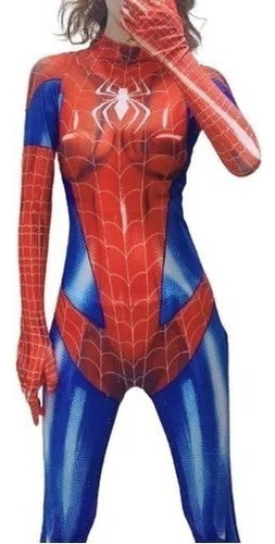 Disfraz Mujer Spiderman Venom Cuerpazo Vengadores Viuda Negr