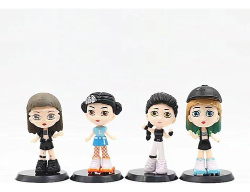 Bonecas Blackpink Mini Idol Figura 8pcs Versão Bonita