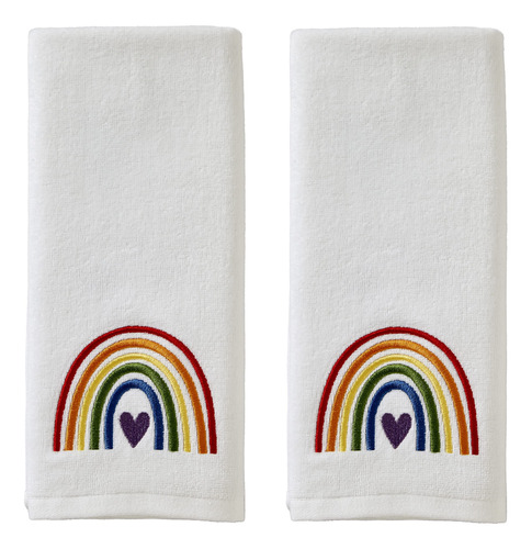 Skl Home Pride Rainbow - Juego De Toallas De Mano, 25 X 16 P