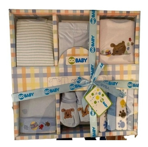 Set Ropa Bebe 10 Piezas Celeste