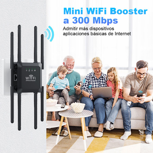 Repetidor Wifi Amplificador Señal Extensor 300 Mbps 2.4 G