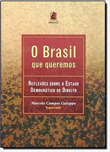 Brasil Que Queremos, O - Reflexoes Sobre O Estado Democratico De Direito, De Gallupo. Editora Editora Puc Minas, Capa Mole Em Português, 2006