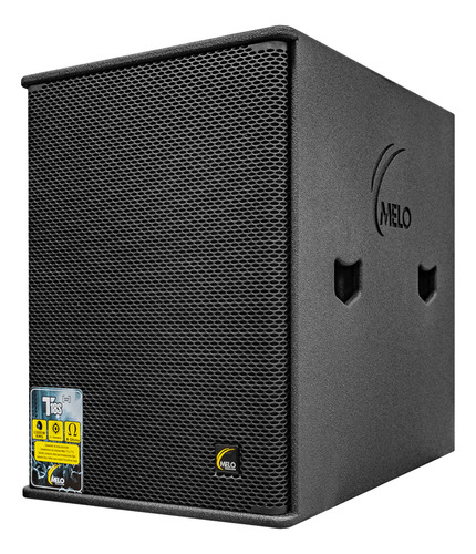 Subwoofer T18 Melo Pasivo 1000watts Rms 1x18 Color Negro