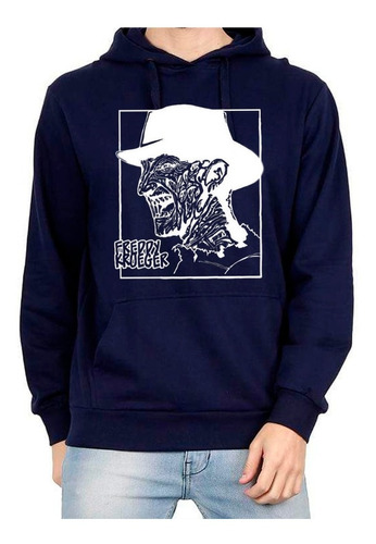 Poleron Canguro Estampado Freddy Krueger 