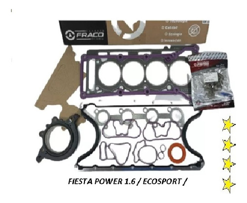 Juego - Kit De Empacadura  Fiesta Power 1.6 /ecosport /ka 