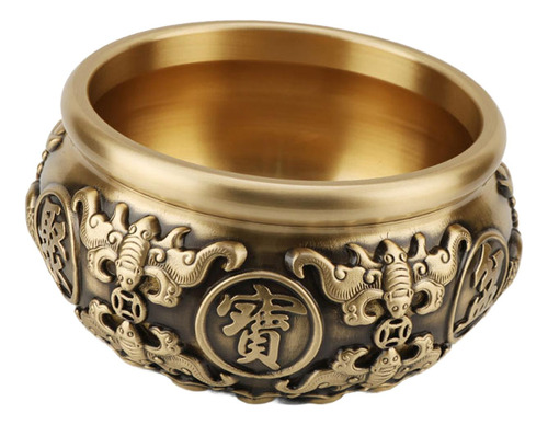 Wealth Fortune Treasure Bowl Cornucopia Bowl Escritorio 10cm