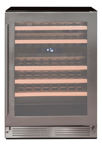 Bodega de doble zona, 65 cm, 220 V, acero inoxidable Cuisinart Arkton