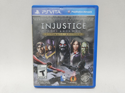 Caixa Vazia Injustice Gods Among Us Original Para Ps Vita (Usado)