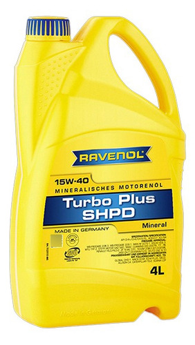 Aceite Ravenol 15w40 4l. Mineral Turbo-plus