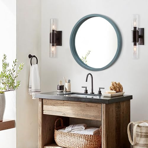 Espejo De Pared Circular Espejo Redondo Para Baño, Espejo De