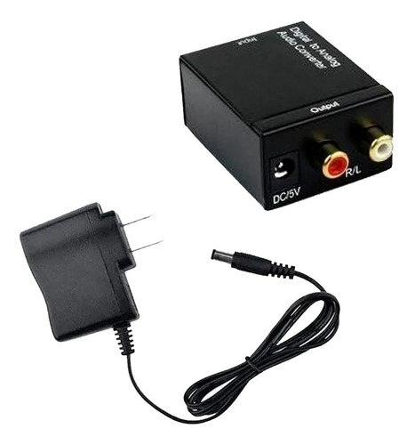 Convertidor Optico A Rca Audio Digital A Analogico Toslink