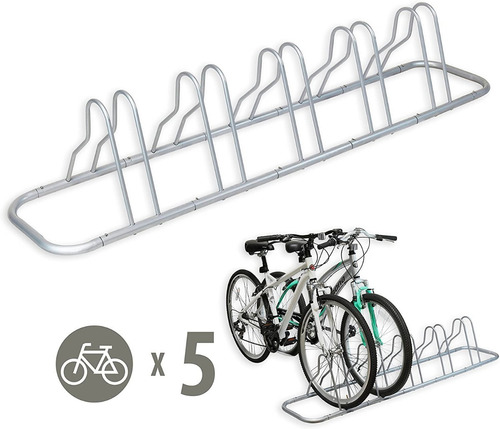 Estacionamiento Para 5 Bicicletas Piso Rack Storage Stand.
