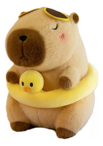 Lindo Anillo De Natación De Peluche Capybara
