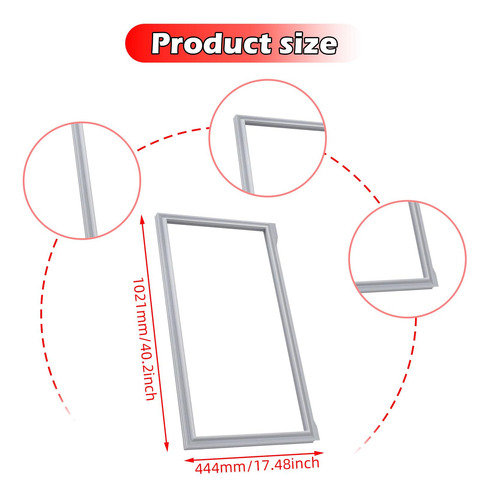Refrigerador Junta De Puerta Francesa Ap6027233 W10830162
