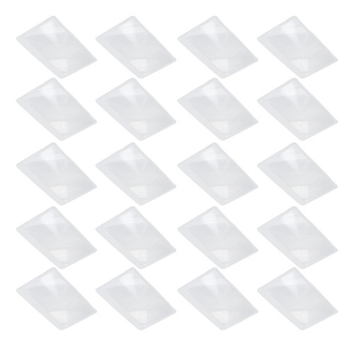 Zz Lupa De Bolsillo Para Tarjetas De Crédito De 20 Hojas,