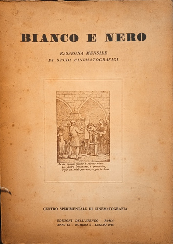 Bianco E Nero Anno Ix Num 5 A1501 (Usado)