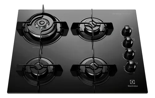 Anafe 4 Hornallas Electrolux Ke4tp Color Negro Ehogar