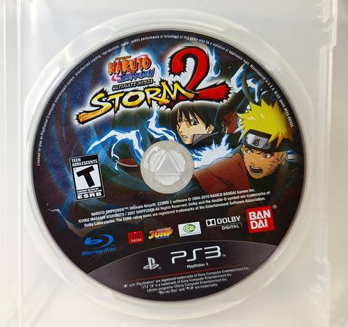 Naruto Shippuden Ultimate Ninja Storm 2 Ps3 Solo Disco (Usado)