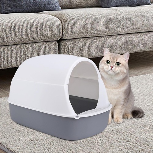 Cw Caja De Arena Para Gatos Con Capucha Y Tapa, Orinal
