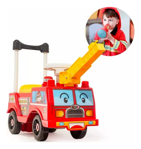 Carrito montable de bombero hotsell
