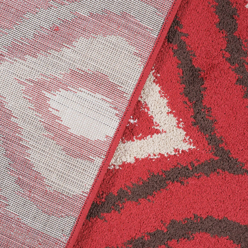Alfombra Kaleb 116x170 Rojo 4 Ancho 170 cm Largo 116 cm