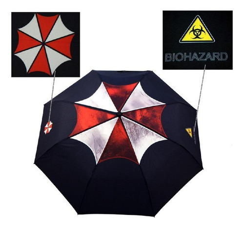 Paraguas De Lluvia Biohazard Resident Umbrella Corporati [u]