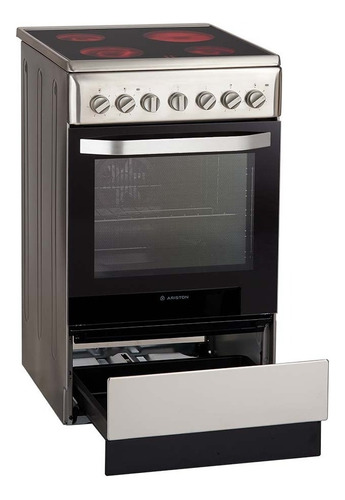 Cocina Ariston Eléctrica 4 Hornallas Acero Inox 220-240v 64l