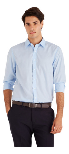 Camisa Macowens De Vestir Lisa Celeste Claro 449244053050-pr