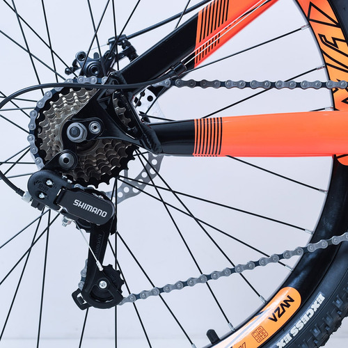 Bicicleta Viking X Shimano 21v - Laranja - Tuff X-35