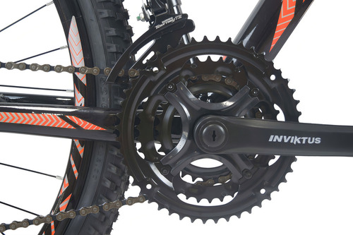 Bicicleta Aro 29 Rino Fitz Roy - 24v - Cambios Shimnao Cor Preto/laranja Tamanho Do Quadro 19