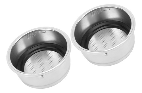 51mm 2 Cups Portafilter Filter Basket Stainless Steel