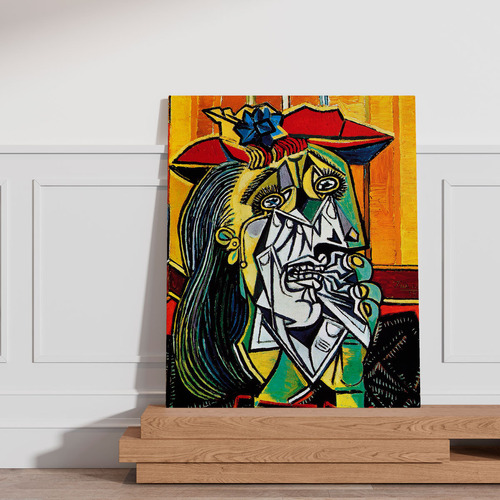 Cuadro Canvas Mujer Que Llora - Picasso 55x70 Cm