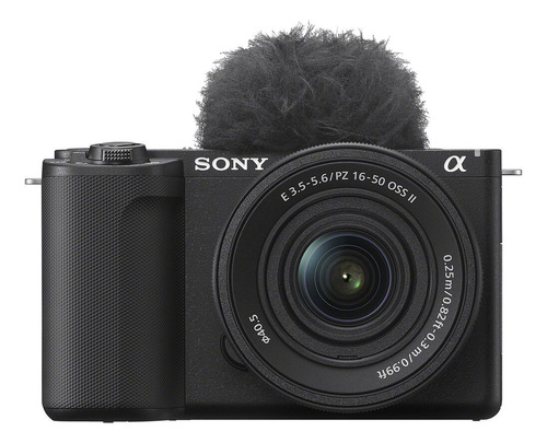 Câmera Sony Zv-e10 Ii Kit 16-50mm F/3.5-5.6 Oss Ii Cor Preto