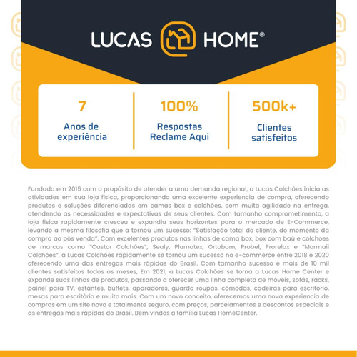 Box Baú Com Colchão De Molas Classic - Casal 138 Cm