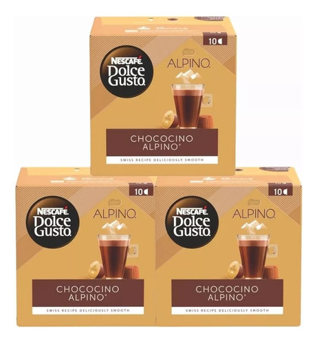 Capsulas Dolce Gusto Chococino Alpino - Lleva 3 Cajas !!!