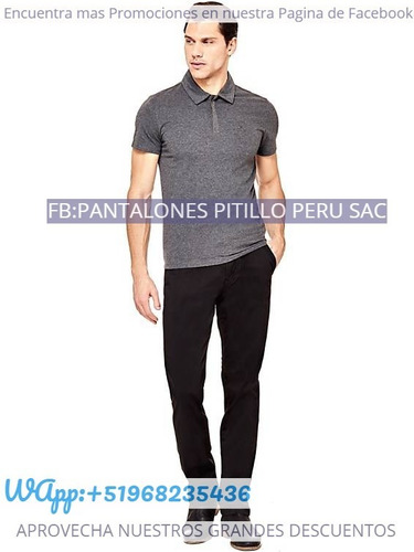 Pantalones Drill Pitillo Y Semipitillos