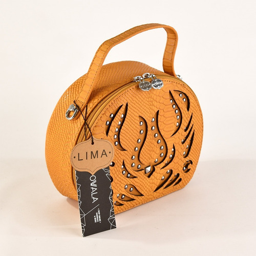 Imagen 4 de 7 de Carteras Bandoleras Mujer Simil Cuero Suela Tachas Lima