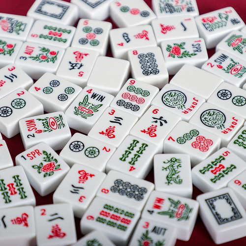 Juego De Mahjong Americano Jongyance, Juego De Fichas De Mah