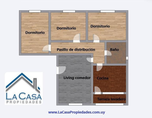 Imagen 2 de 20 de Amplio Apartamento De 3 Dormitorios En Aguada