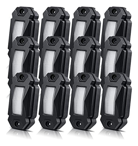 Baolicy R2 Led White Rock Lights 12pods For J-eep Offroad Su